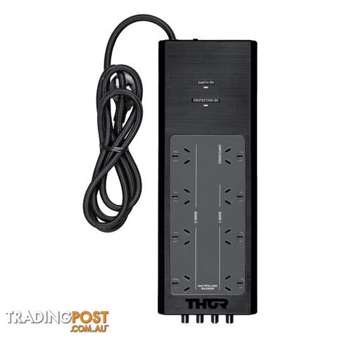 P8 8 WAY PRODIGY SURGE ELITE FILTRATION PROTECTOR ULTIMATE REGENERATIVE POWER PROTECTION - photo 2 of 5