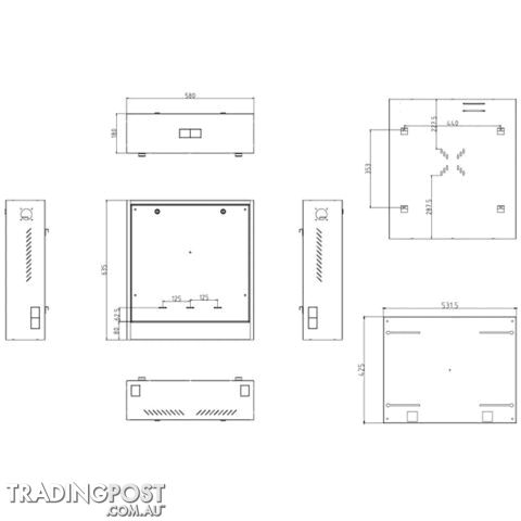 24SECCAB CCTV SYSTEM SECURITY CABINET