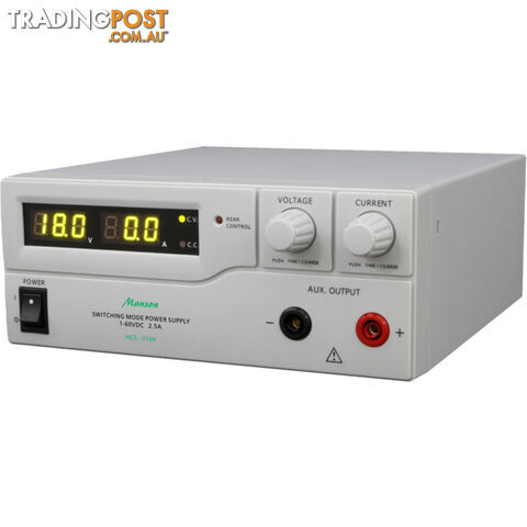 HCS3104 1-60VDC 2.5A LAB. POWER SUPPLY REMOTE PROGRAMMABLE