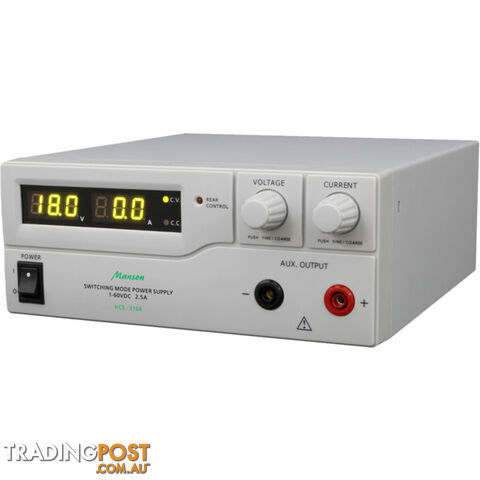 HCS3104 1-60VDC 2.5A LAB. POWER SUPPLY REMOTE PROGRAMMABLE