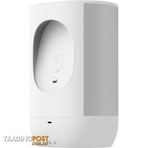 MOVE2WH BLUETOOTH & WIFI PORTABLE HOME SPEAKER APPLE AIRPLAY2- LUNAR WHITE - photo 5 of 8