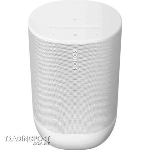 MOVE2WH BLUETOOTH & WIFI PORTABLE HOME SPEAKER APPLE AIRPLAY2- LUNAR WHITE - photo 2 of 8