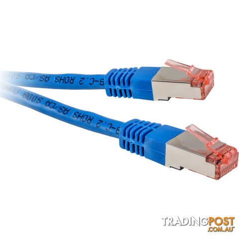 LC7526BL 3M BLUE CAT6A PATCH SHIELDED