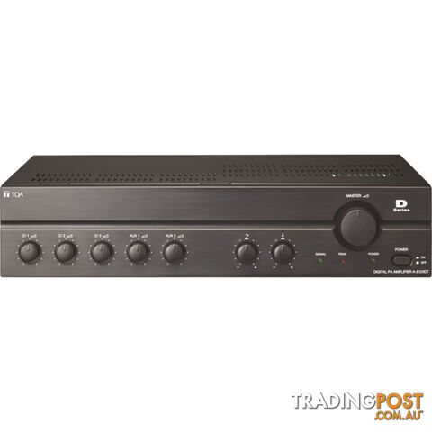 A2120DT TOA 120W 100V LINE ONLY PA AMP VOX MUTING AND TONES - photo 1 of 2