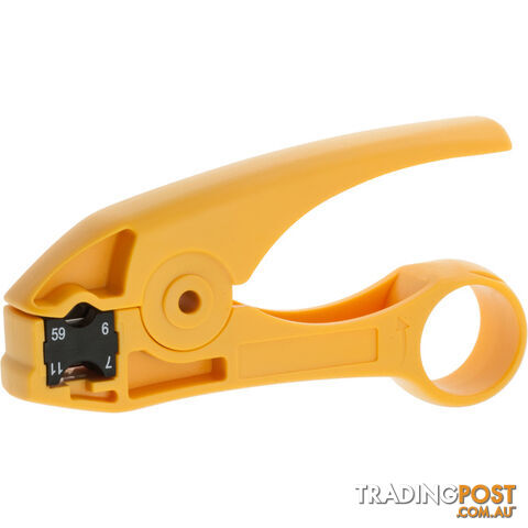 HT351 2 BLADE COAXIAL CABLE STRIPPER RG59/6/11/7