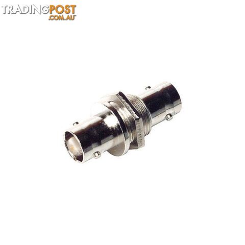 PA6416 BNC SOCKET TO BNC SOCKET PANEL MOUNT GENDER CHANGER