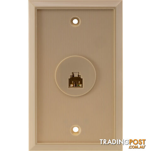 WP164B\IVY MODULAR TELEPHONE WALL PLATE - photo 3 of 4