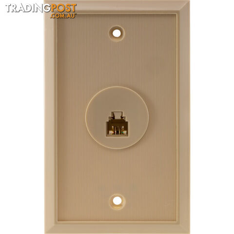 WP164B\IVY MODULAR TELEPHONE WALL PLATE