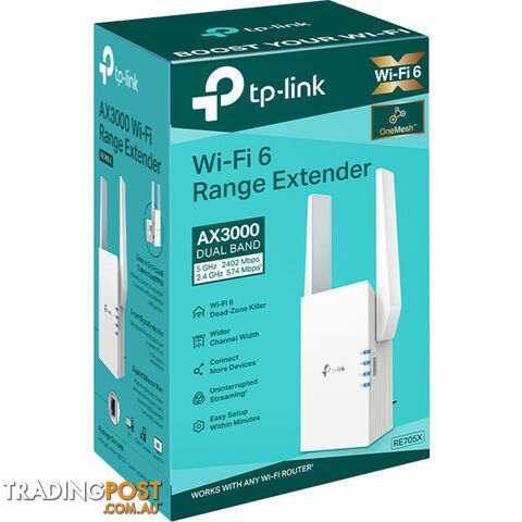 RE705X AX3000 MESH WIFI6 RANGE EXTENDER