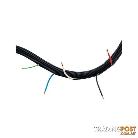 LT25 LOOM TUBE CONDUIT 25MM I/D 25M FLAME RETARDANT FLEXIBLE