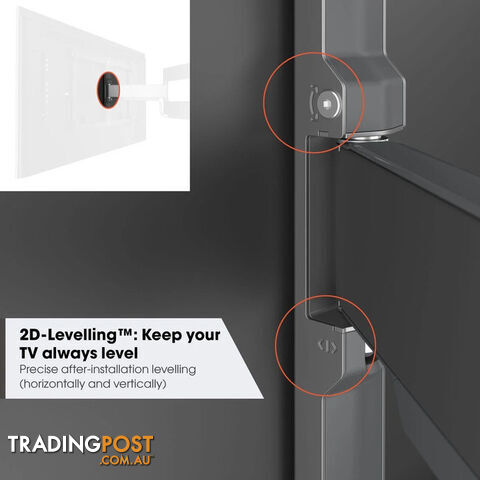 TVM5645 ELITE SERIES LARGE 40"-77" FULL MOTION WALL MOUNT MAX 100KG - GREY - photo 3 of 9