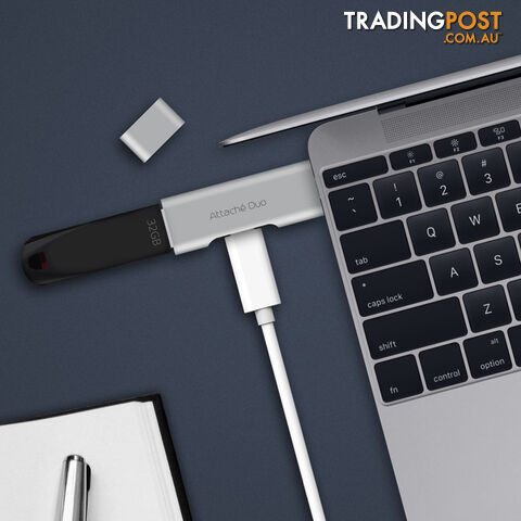 UTC02 DUO USB-C TO USB 3.1 ADAPTOR TYPE-C CHARGER ATTACHE - photo 4 of 6