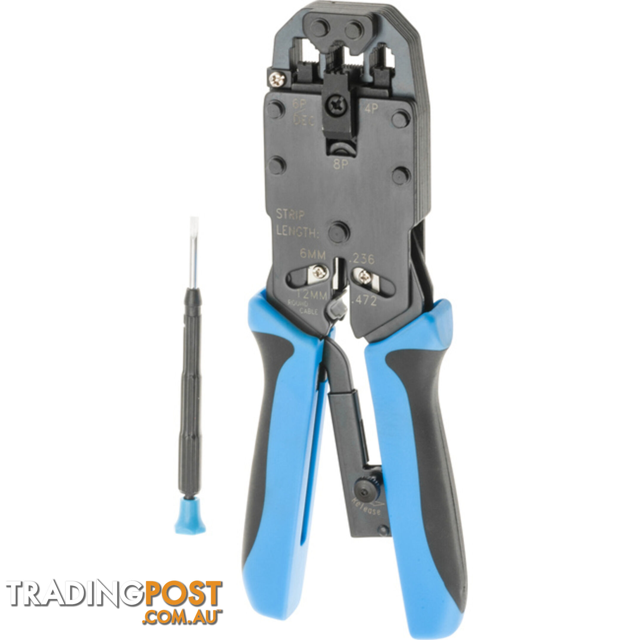 HT2008AR PRO 8.3" MODULAR CRIMPING TOOL WITH RATCHET STRIPPING CUTTING