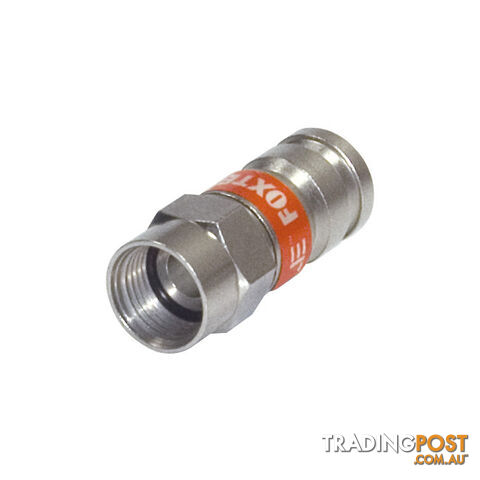 PR1000 'F' RG6 COMPRESSION CONNECTOR FOXTEL APPROVED F30574