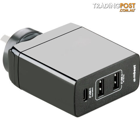 PD45 USB-C 45W WORLD TRAVEL CHARGER POWER DELIVERY GORILLA POWER - photo 5 of 5