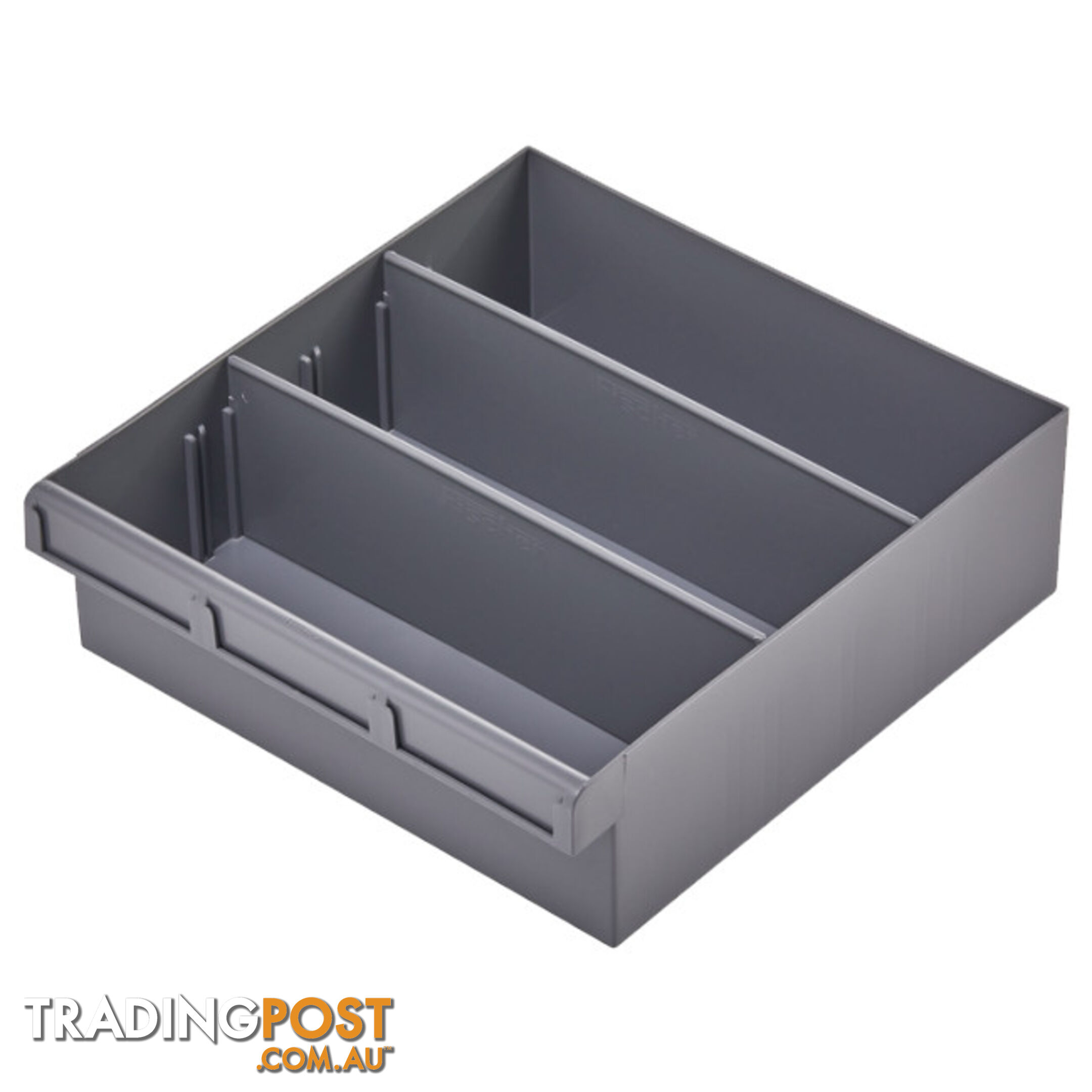 1H230 GREY 300MM SPARE PARTS TRAY 300 W X 300 D X 100MM H