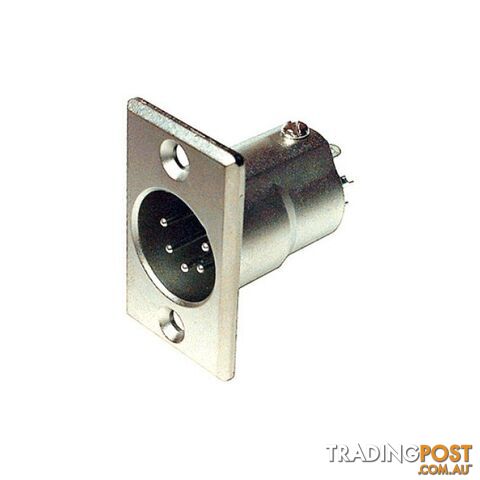 PD5357 5 PIN PANEL XLR PLUG METAL RECTANGULAR - photo 1 of 1