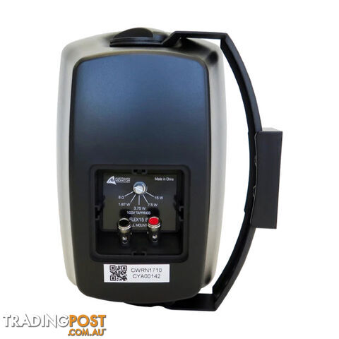 FLEX15B BLACK WALL MOUNT 15W 100V SPK 8 OHM BYPASS - photo 4 of 4