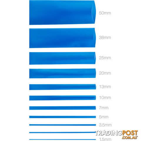 HS2.5BLU 2.5MMX1.2M HEAT SHRINK - BLUE HSBL135