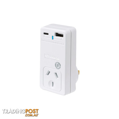 PAD301USB SURGE PROTECTOR WITH USB-C AND A