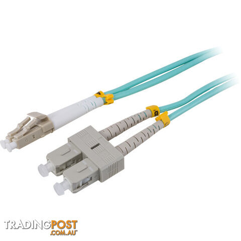 FP7770 2M FIBRE PATCH LEAD LC-SC OD 2.0MM DUPLEX 50/125 (OM4)