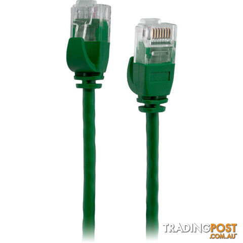 LC6SL0050GR 0.5M SLIM CAT6 PATCH LEAD GREEN ULTRA THIN