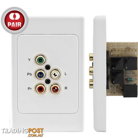 PRO1276WP COMPONENT + STEREO OVER CAT5 SUIT CLIPSAL