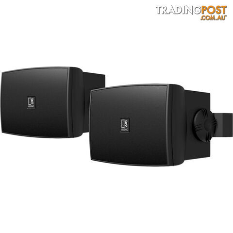 WX502OB BLACK 5" 2WAY OUTDOOR SPEAKERS U-BRACKET -100V / 8OHM- IP55 - photo 1 of 3