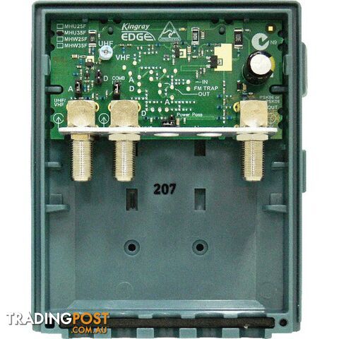 MHU35F 35DB UHF MASTHEAD AMPLIFIER WITH LTE/4G FILTERING KINGRAY