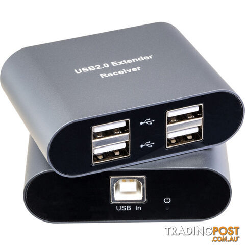 USBCAT14 USB2.0 OVER CAT5 EXTENDER 50M 1 IN 4 OUT HOT PLUG