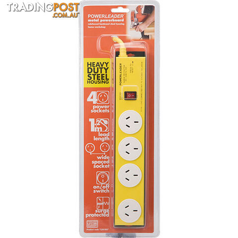 L54185 4 WAY METAL POWERBOARD HEAVY DUTY POWERTOUGH - photo 3 of 3