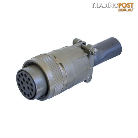 PW4680 17 PIN INLINE SOCKET MS97 MILITARY STYLE
