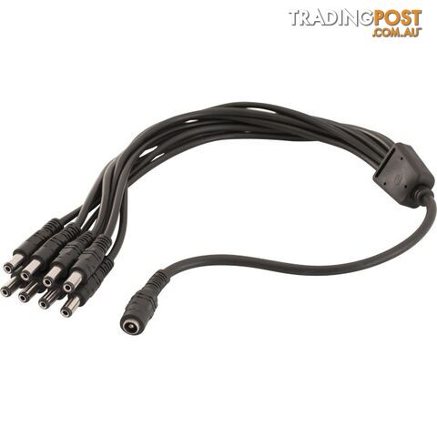 PW8208 2.1MM SOCKET TO 8X2.1MM PLUGS DC DISTRIBUTION LEAD 2.1X8