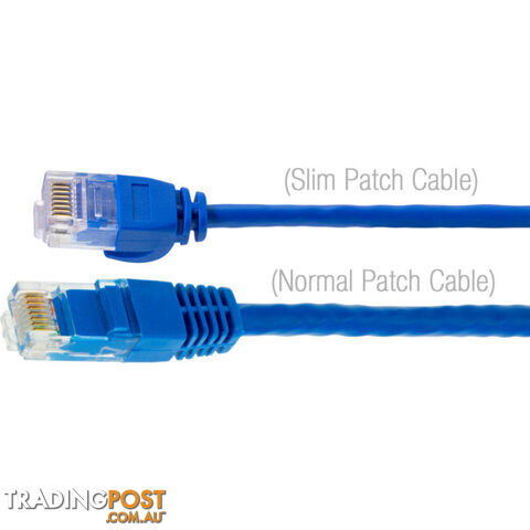 LC6SL0200WH 2M SLIM CAT6 PATCH LEAD WHITE ULTRA THIN - photo 2 of 3
