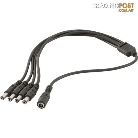 PW8204 2.1MM SOCKET TO 4X2.1MM PLUGS DC DISTRIBUTION LEAD 2.1X4