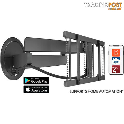 TVM7675PRO SIGNATURE SERIES 40"-77" 35KG MOTORISED WALL MOUNT HOME AUTOMATION CONNECTIVITY