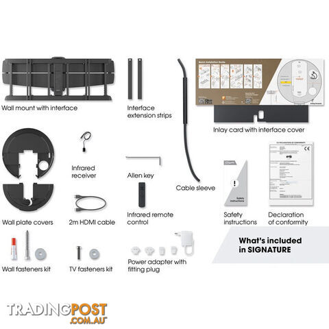 TVM7675PRO SIGNATURE SERIES 40"-77" 35KG MOTORISED WALL MOUNT HOME AUTOMATION CONNECTIVITY