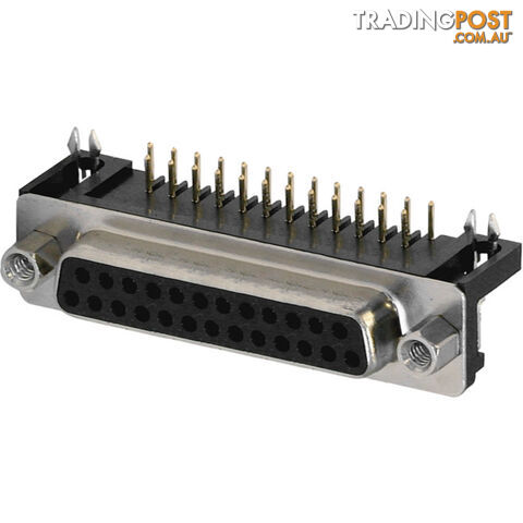 PJ2825 DB25 WAY PCB D RANGE SOCKET RIGHT ANGLE - photo 1 of 1