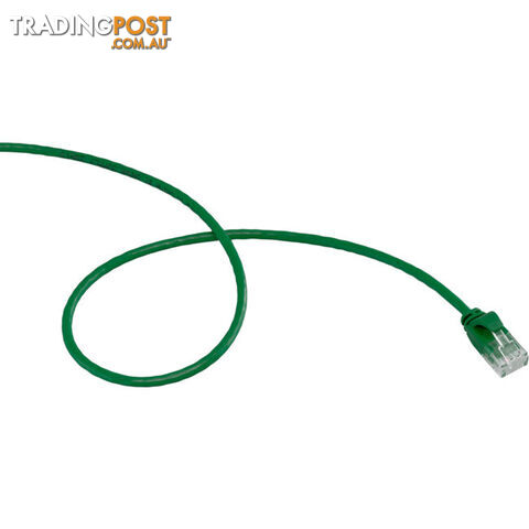 LC6SL0100GR 1M SLIM CAT6 PATCH LEAD GREEN ULTRA THIN - photo 3 of 3