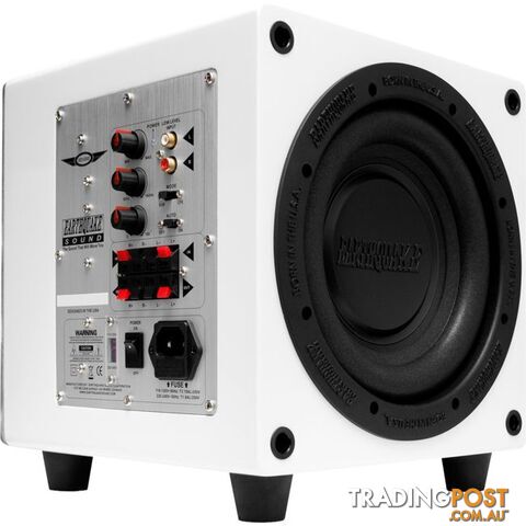 MINIMEP8W-V2 8" POWERED SUBWOOFER 320W W/ SLAPS WHITE EARTHQUAKE - photo 2 of 2