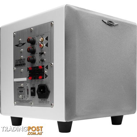 MINIMEP8W-V2 8" POWERED SUBWOOFER 320W W/ SLAPS WHITE EARTHQUAKE