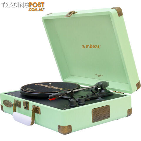 TR96TGN VINTAGE TURNTABLE WITH BT GREEN WOODSTOCK II
