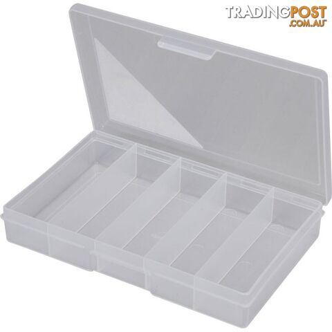 1H030 5 COMPARTMENT STORAGE BOX SMALL PLASTIC CASE
