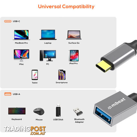 LC7992 USB-C TO USB3.0 LEAD - 15CM OTG TOUGHLINK - photo 3 of 7