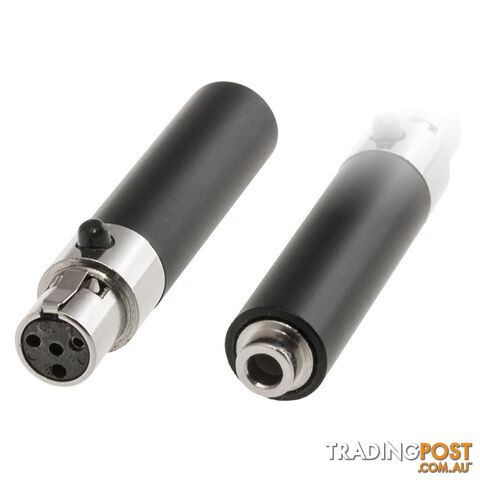 PD4936 MINI XLR 4P TO 3.5MM CONVERTER SHURE TO SENNHEISER 4M TO 3.5F