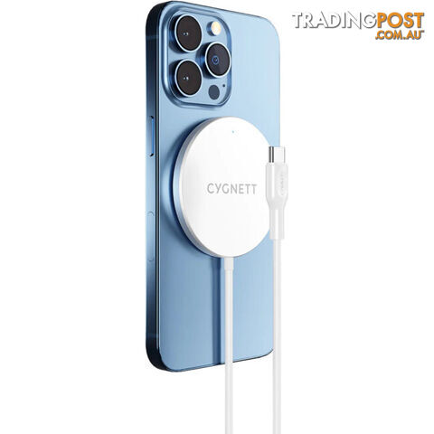 WCC2W MAGCHARGE WIRELESS CHARGING CABLE 2M WHITE MAGSAGE AND QI COMPATIBLE - photo 4 of 5