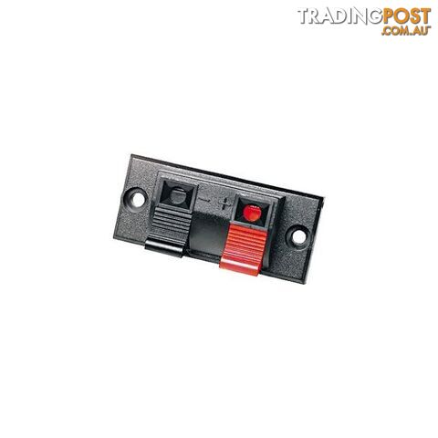 TP3905 2 POST SPEAKER TERMINAL STRIP PUSH RED AND BLACK