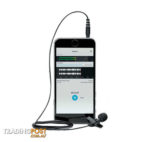 MVL CONDENSER LAVALIER MICROPHONE MOTIV - IOS AND ANDROID DEVICES