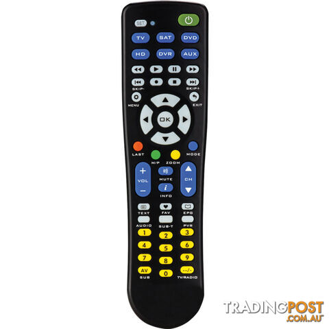 A1012A 6-IN-1 LEARNING REMOTE CONTROL