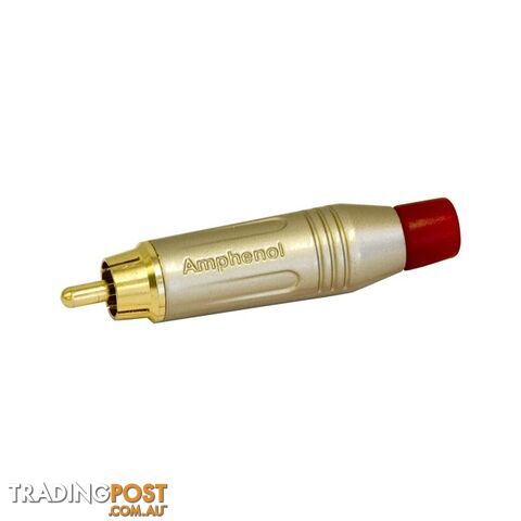 PD2961 RCA PLUG AMPHENOL RED